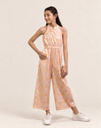 Kodi Jumpsuit - Pink Floral Bamboo
