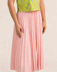 Ladies Pleated Skirt - Pink