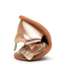 Tip Toey Joey Ruffy Sandal - Metallic Salmon