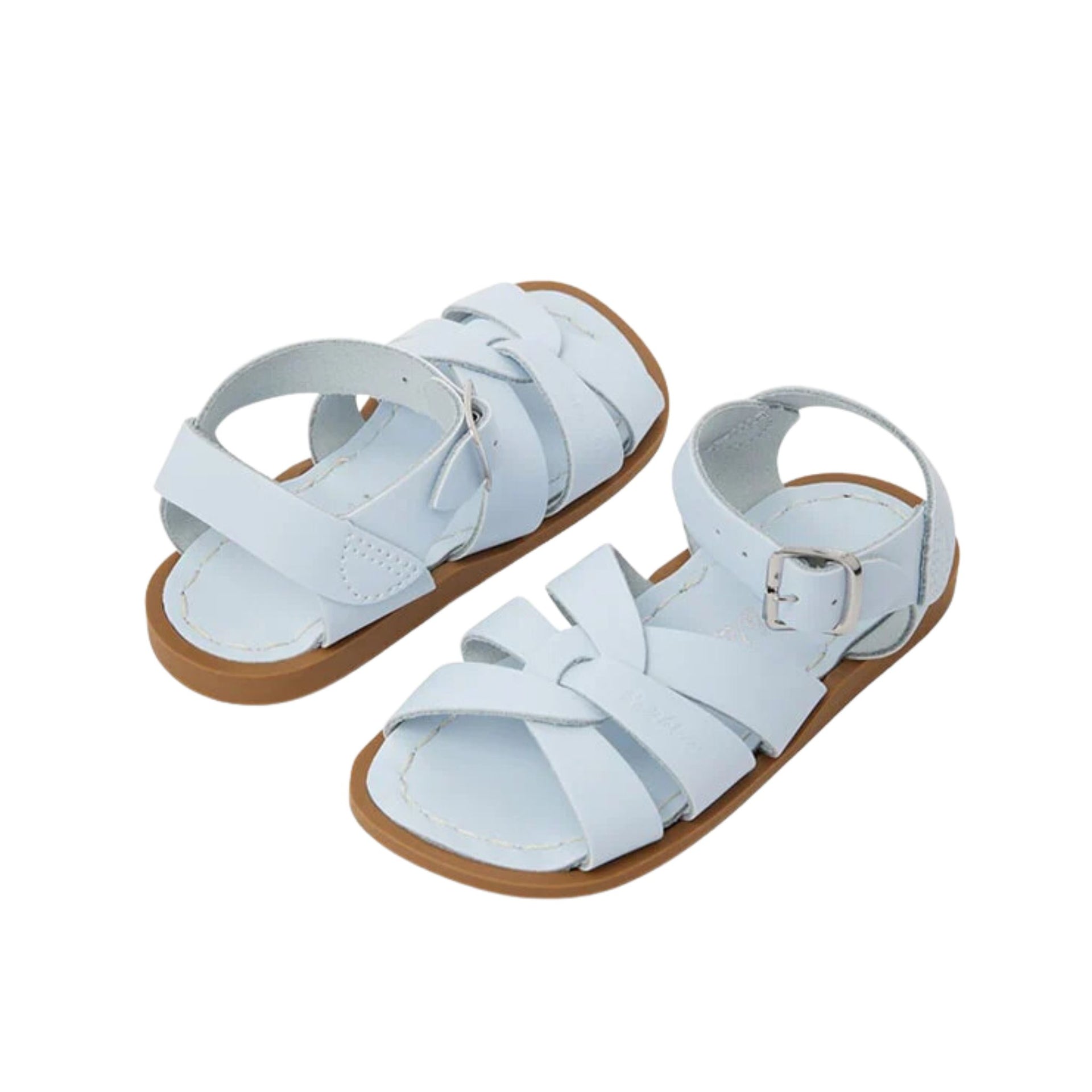 Salt-Water Sandals Original Kids Sandals Light Blue – The Elly