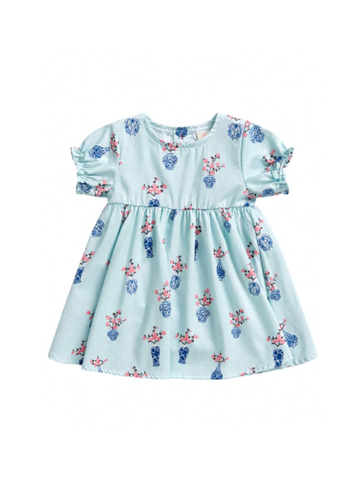 Scarlett Dress - Turquoise Vases