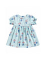 Scarlett Dress - Turquoise Vases