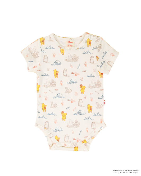 Short-Sleeve Onesie - Picnic With Pooh