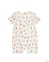 Short-sleeve Romper - Sketch Mickey