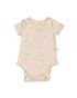 Short-Sleeve Onesie - Rainbow Hot Dogs