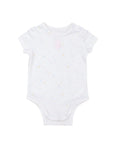 Short-Sleeve Onesie - White Twinkle Stars
