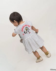 Polo Dress Onesie - Sailor Mickey Stripes