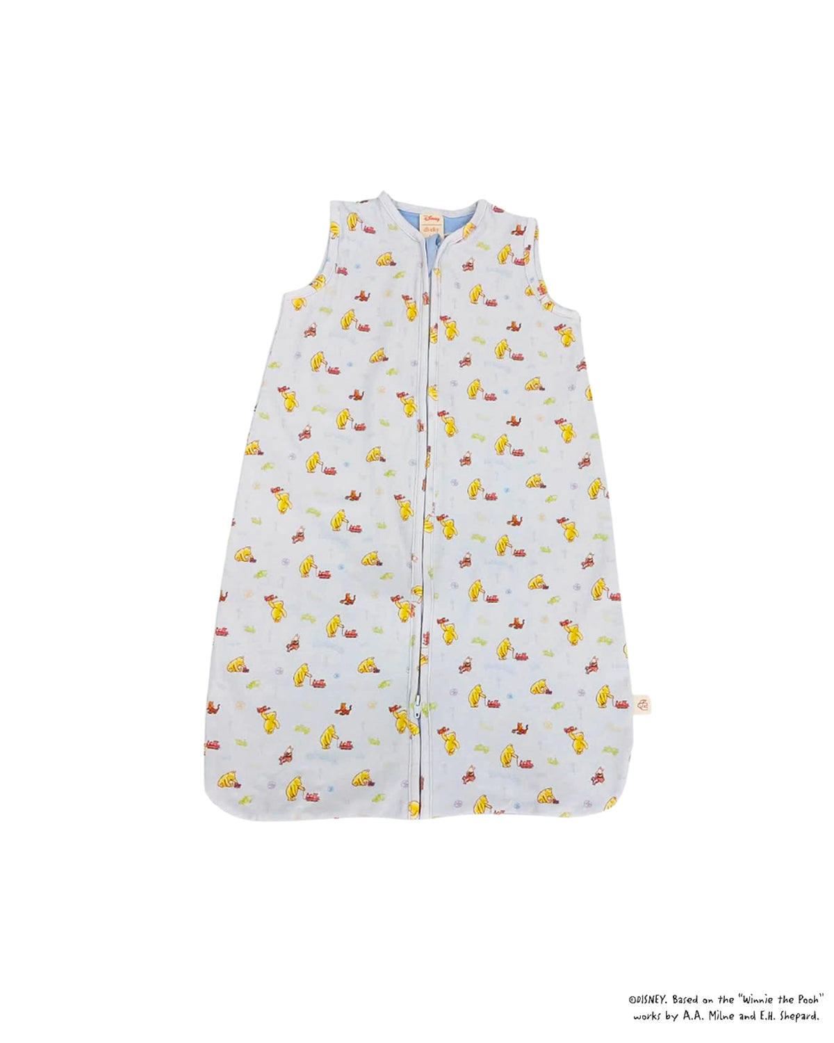 Sleeping Bag - Blue Trains Pooh