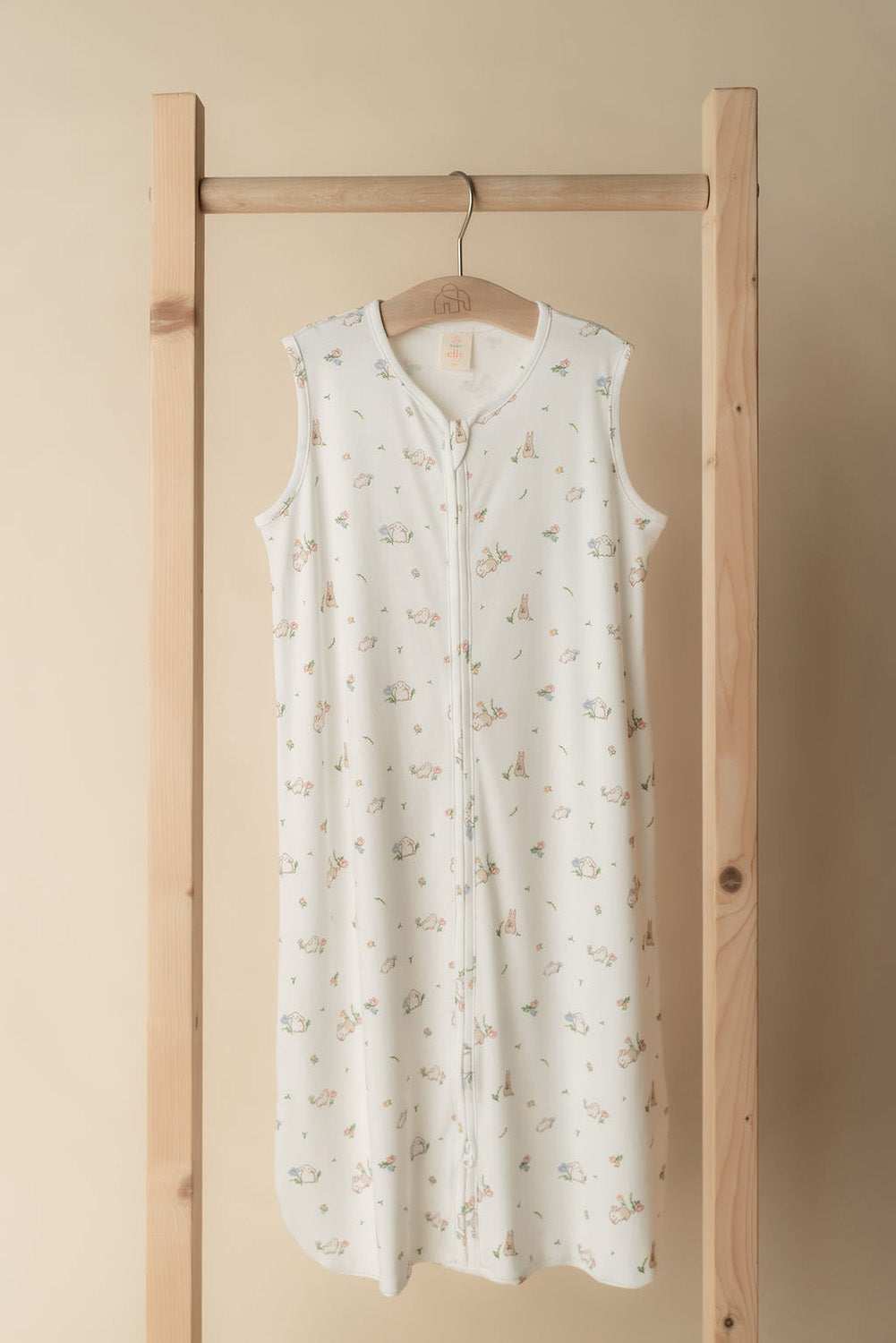 Sleeping Bag - White Floral Bunny (0.2 TOG) product