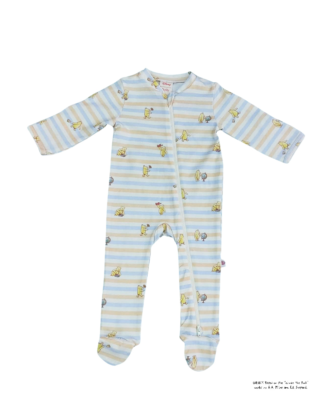 Sleepsuit Blue Stripes Pooh