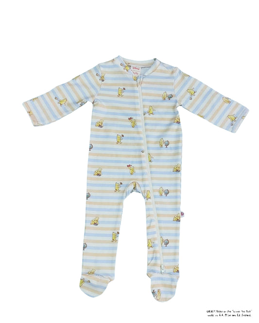 Sleepsuit Blue Stripes Pooh