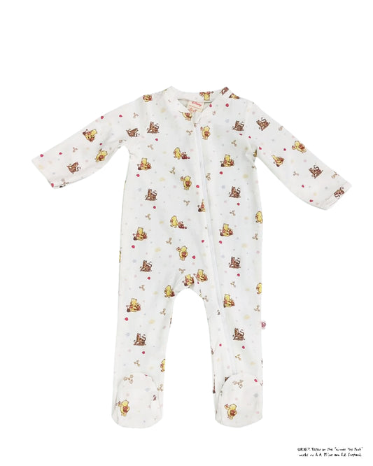Sleepsuit - White Harvest Pooh