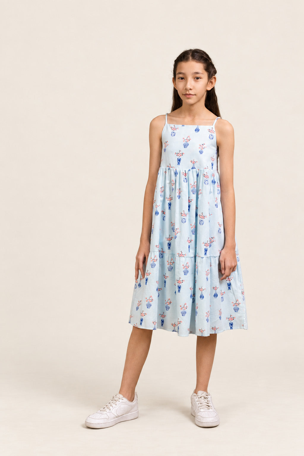 Summer Dress - Turquoise Vases