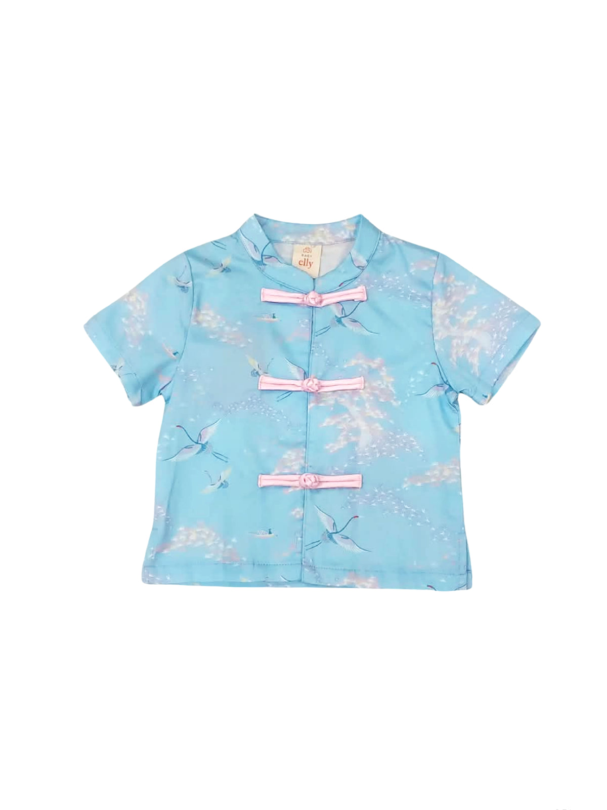 Tang Shirt - Blue Cranes