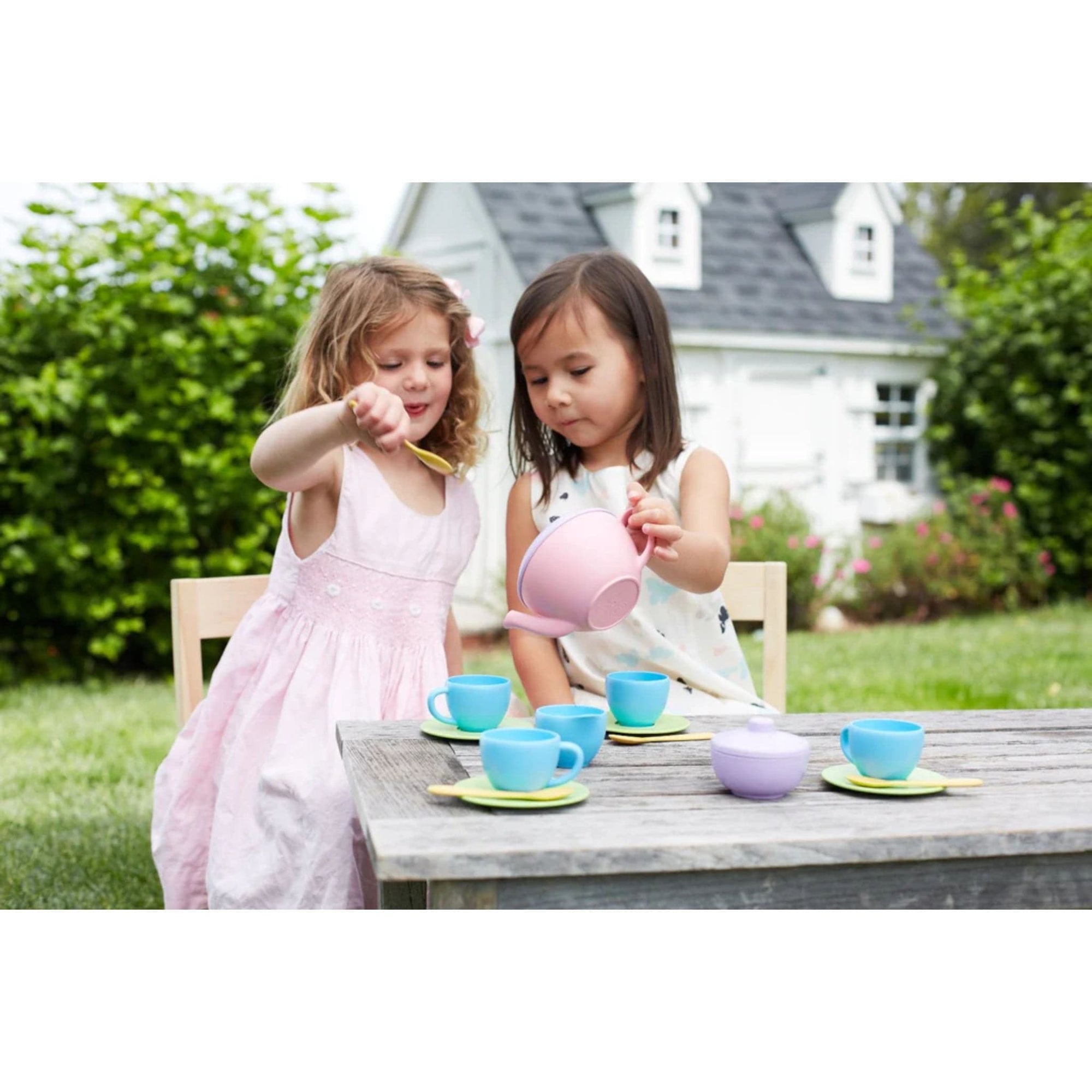 Green Toys Tea Set (Blue and Pink)
