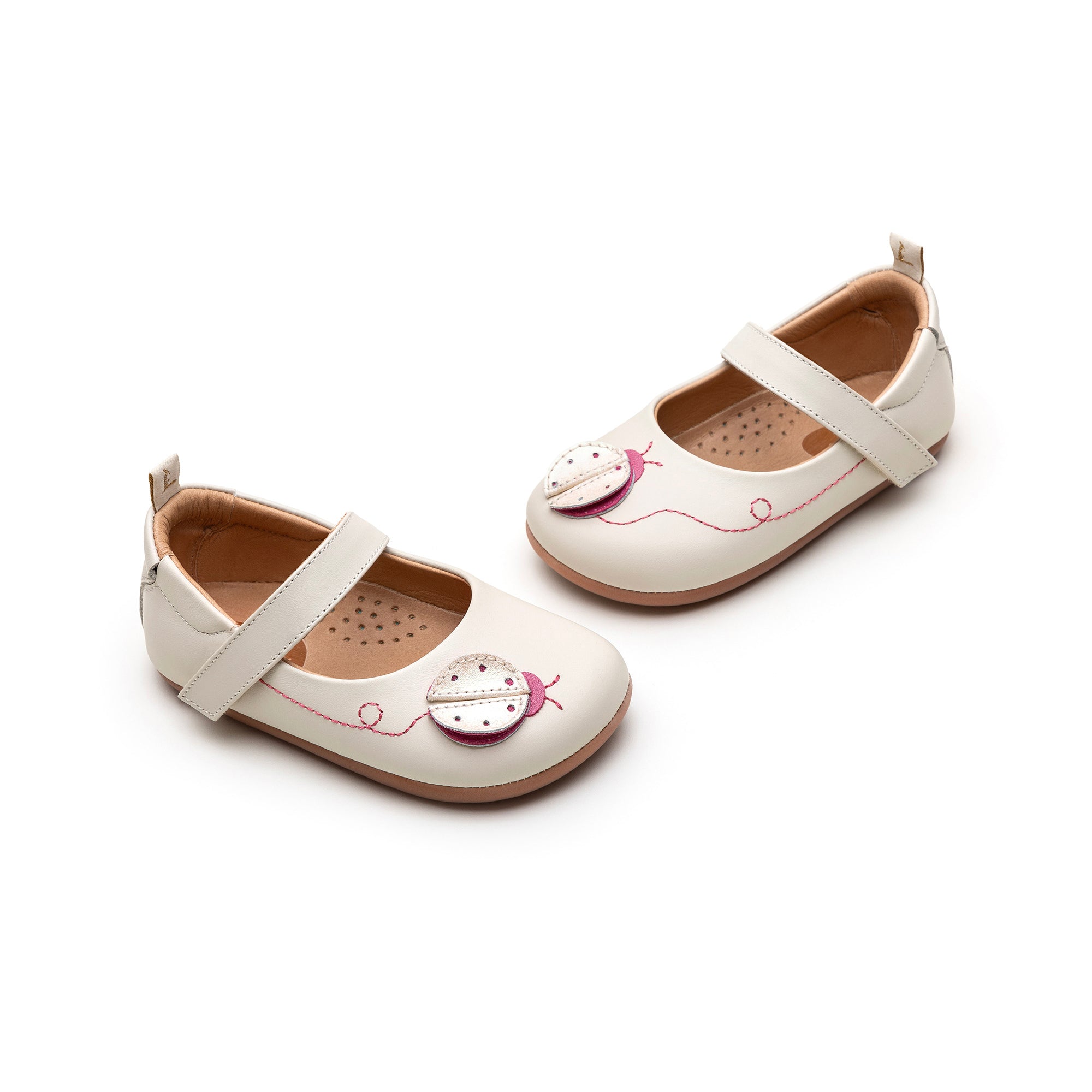 Tip Toey Joey First Walker Ladybug Mary Janes front view