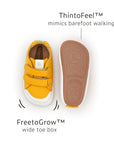 Bossy Sneakers - Caja Yellow / White sole