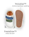 Landy Sneakers - White / Salsa / Blue Tang sole