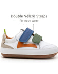 Landy Sneakers - White / Salsa / Blue Tang side