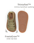 Sandy Sandals - Olive sole