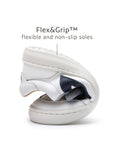 Tip Toey Joey Landy Sneakers - White / Navy / Ash flexible