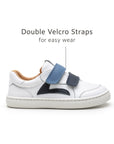 Tip Toey Joey Landy Sneakers - White / Navy / Ash side