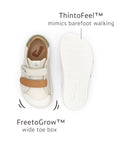 Ramp Worm Sneakers - Tapioca/ Hay/ Slate Blue sole