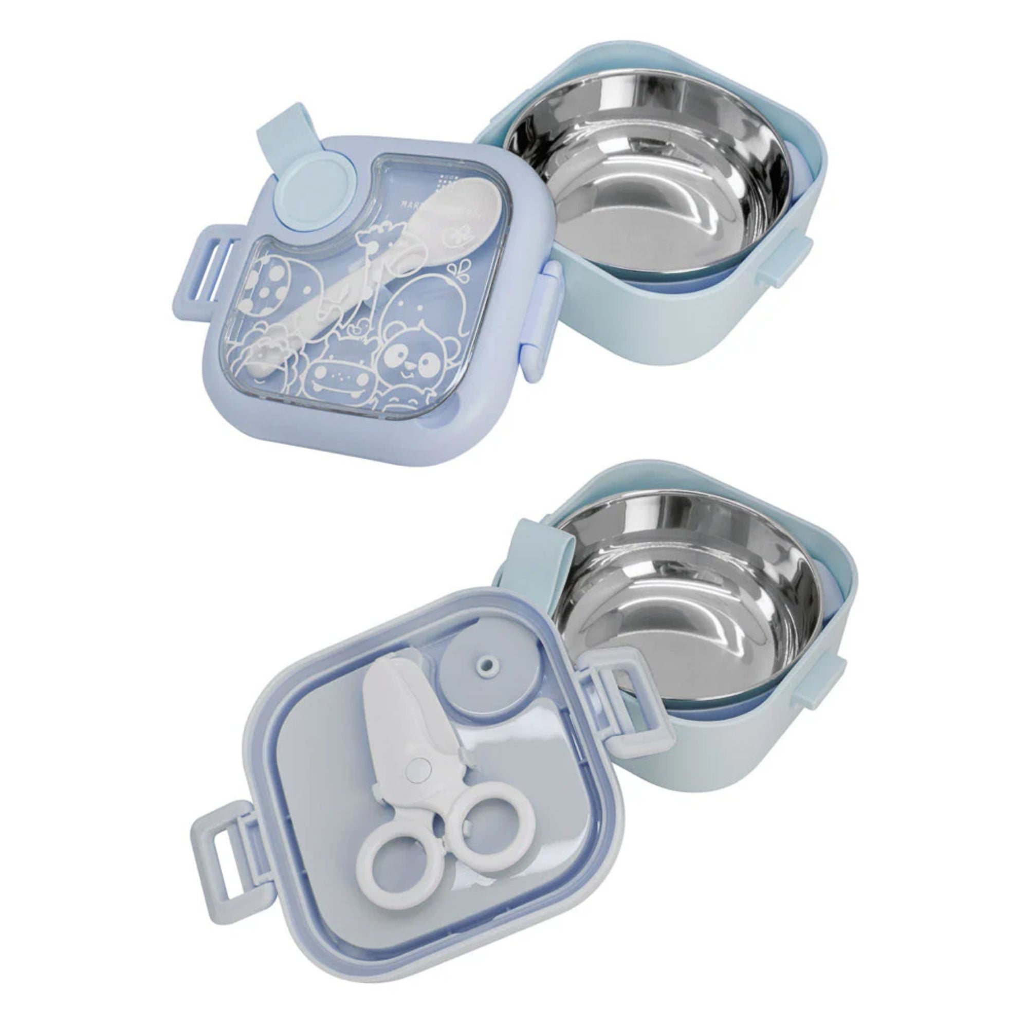 Marcus & Marcus Travel Feeding Set - Blue