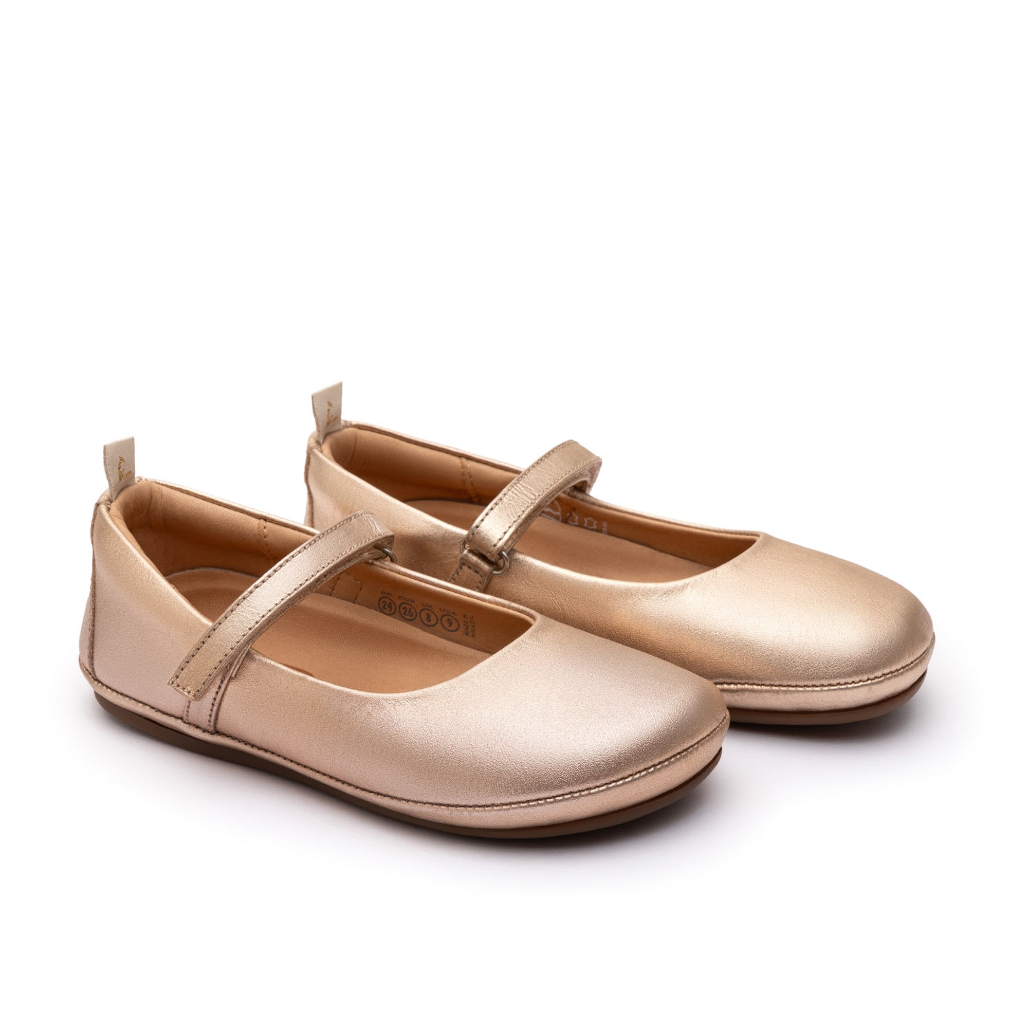 Catch Mary Janes - Metallic Salmon 