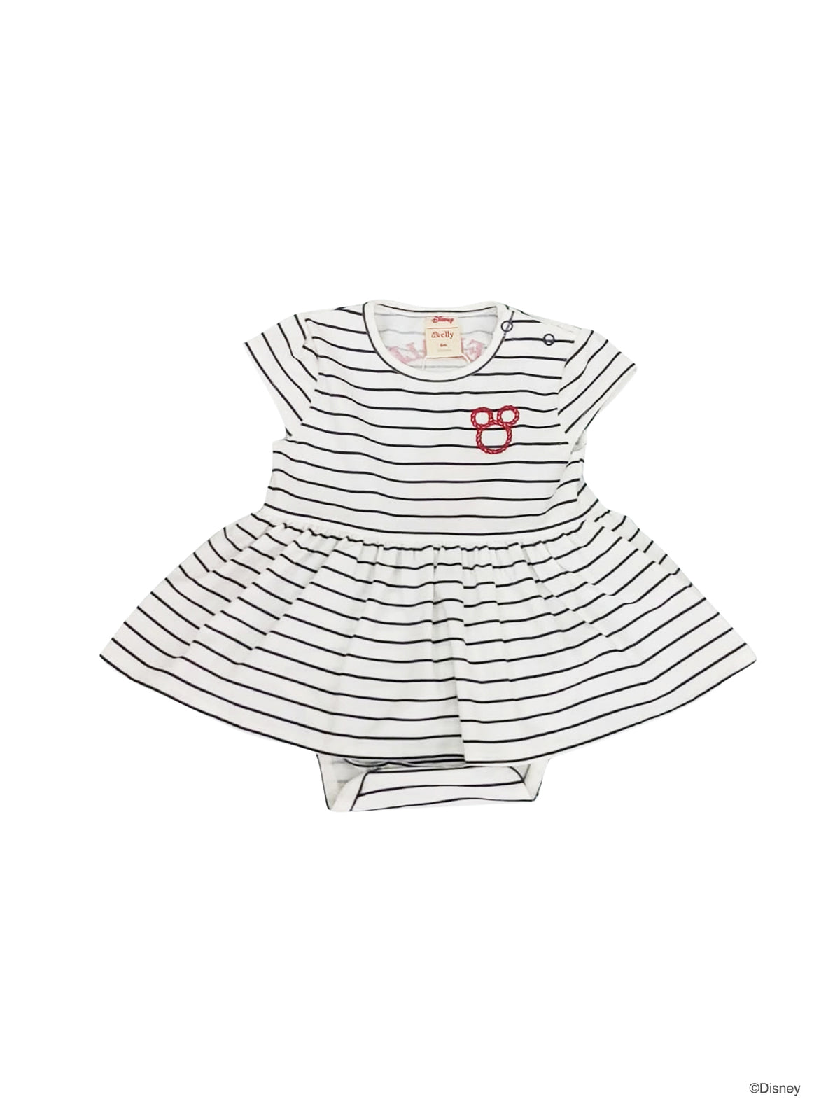 Polo Dress Onesie - Sailor Mickey Stripes
