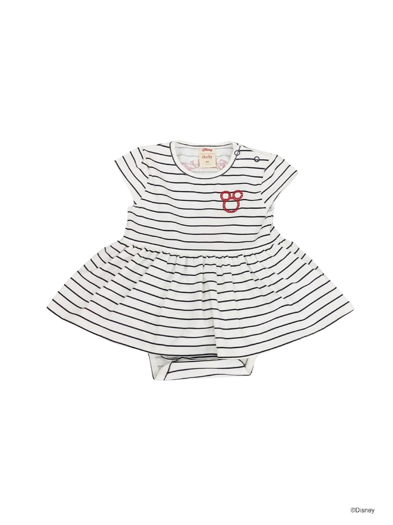 Polo Dress Onesie - Sailor Mickey Stripes