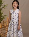Luna Cheongsam - Porcelain Clouds