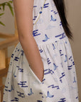 Luna Cheongsam - Porcelain Clouds