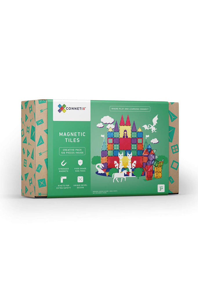 Connetix 100 piece Creative Pack | Magnetic Tiles for Kids | The Elly Store