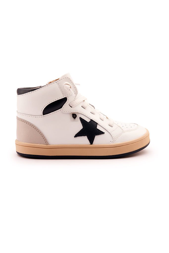 Star Tracker Shoes (Snow / Navy / Gris) by Old Soles side