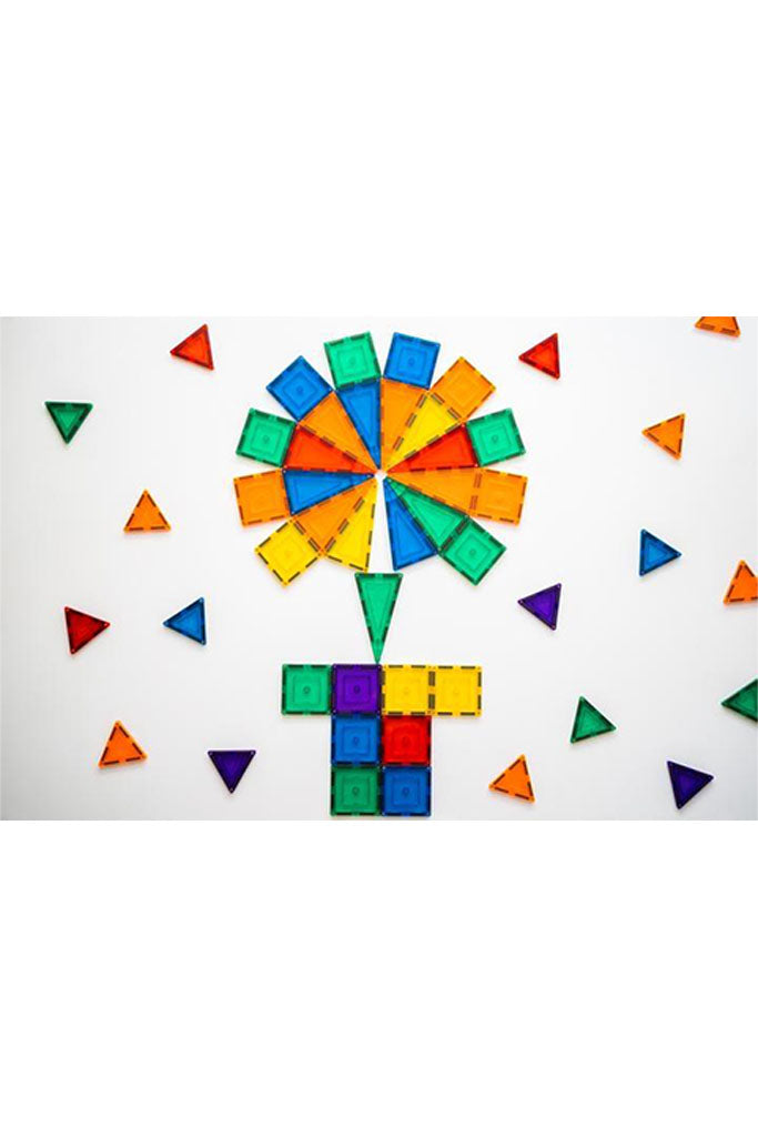 Magnetic Tiles Set - 110 Pieces | Learn and Grow |  The Elly Store