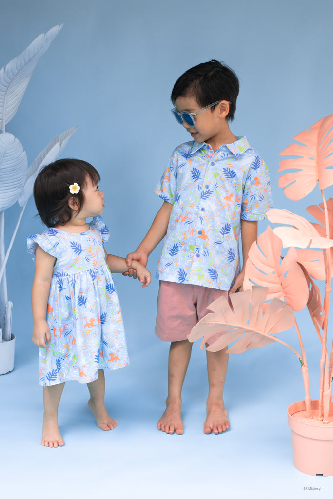 Piper Dress - Blue Simba | Disney x elly CNY2021 Family Twinning Set | The Elly Store Singapore