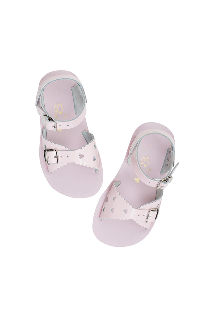 Salt-Water Sandals | Sweetheart Sandals - Shiny Pink | The Elly Store