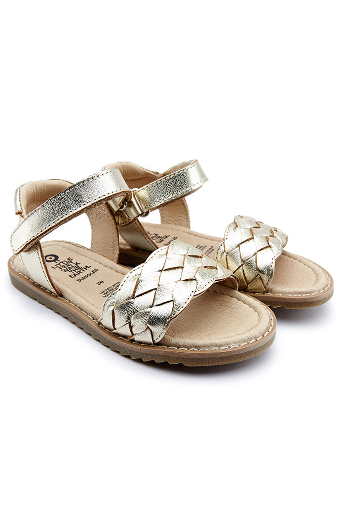 Puffy Sandals - Gold