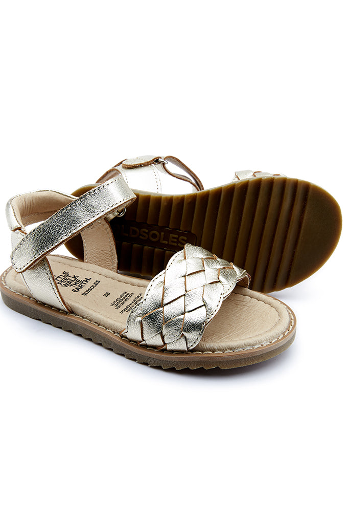 Puffy Sandals - Gold