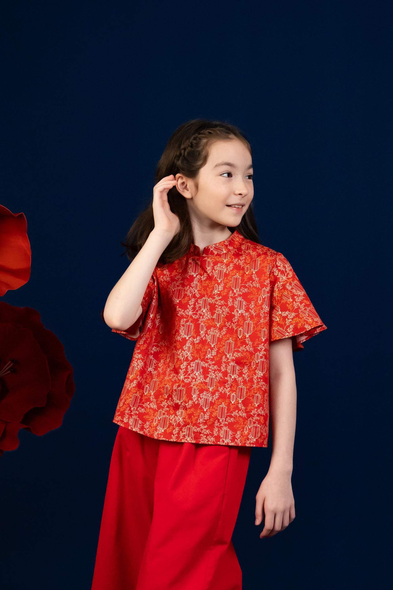 Amanda Top - Red Lanterns | Elly CNY2024