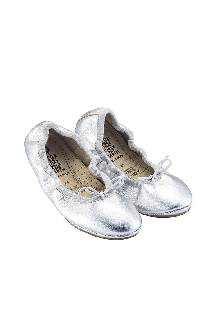 Old Soles Cruise Ballet Flats Silver | The Elly Store Singapore