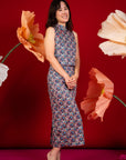 Ladies Amber Skirt - Navy Floral