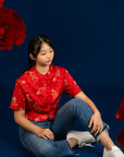 Ava Top - Red Dragon Pearl