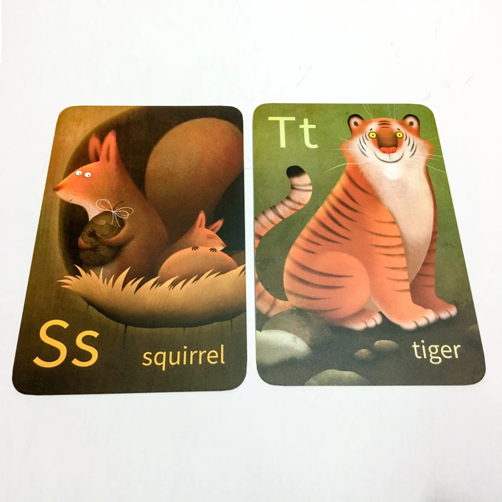Animals Alphabet Flash Cards