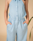 Annie Jumpsuit - Light Blue Denim