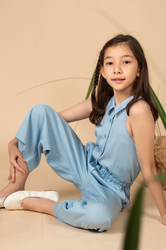 Annie Jumpsuit - Light Blue Denim