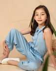 Annie Jumpsuit - Light Blue Denim