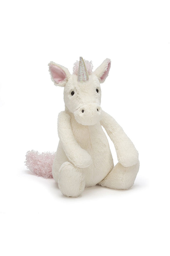 Jellycat Animals Bashful Unicorn in Cream White | Buy Jellycat Singapore Kids Baby Soft Toys at The Elly Store
