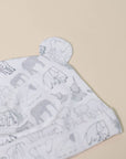 Baby Beanie - Grey Elephant Families